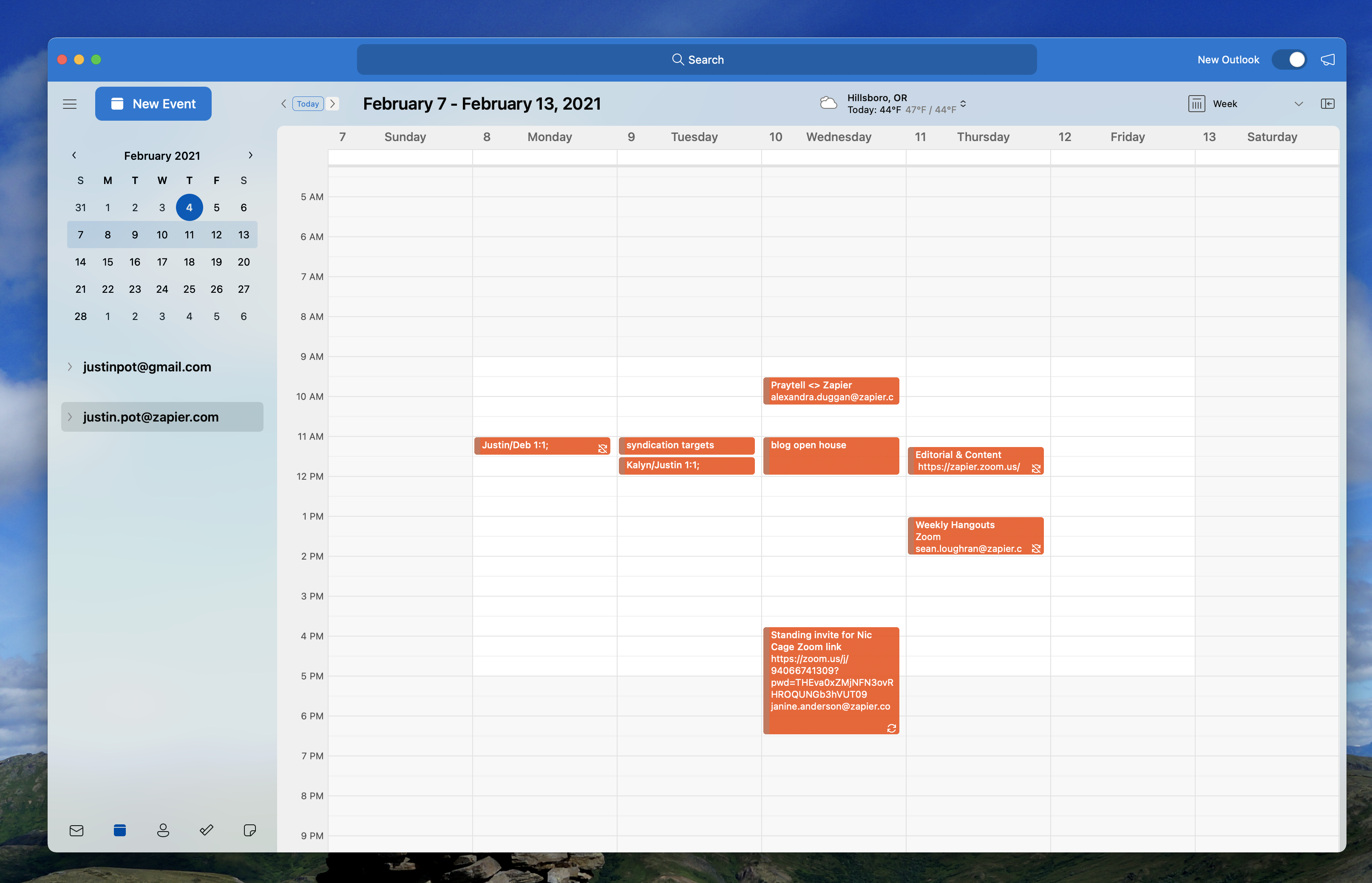 planner calendar for printshop mac